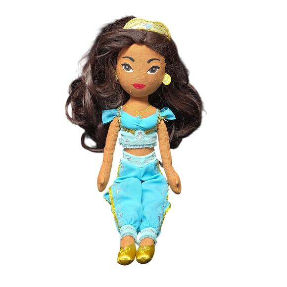 Disney Broadway Aladdin Princess Jasmine Stuffed Plush Doll Movie Character - Picture 1 of 8